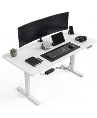 Electric Standing Desk, Height Adjustable Sit Stand Desk with Memory Presets, Home Office Computer Desk with Cable Management