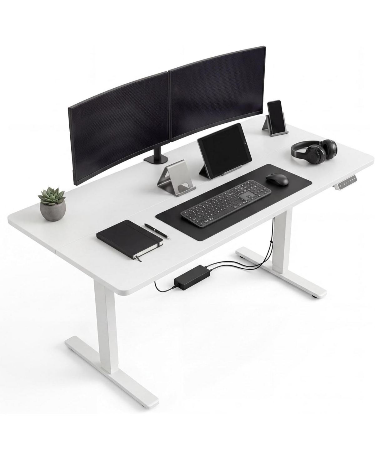 gaomon Electric Standing Desk, Height Adjustable Sit Stand Desk with Memory Presets, Home Office Computer Desk with Cable Management