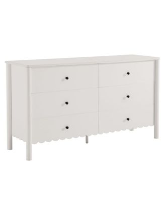 Emmeline Scalloped 6-Drawer Dresser