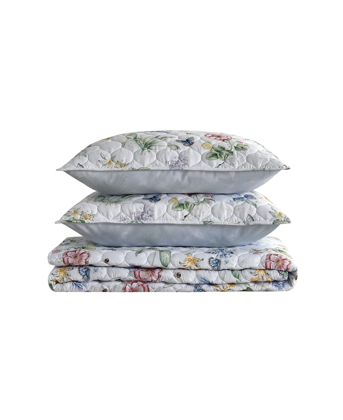 Lenox Butterfly Meadow 2-Piece Quilt Set, Twin