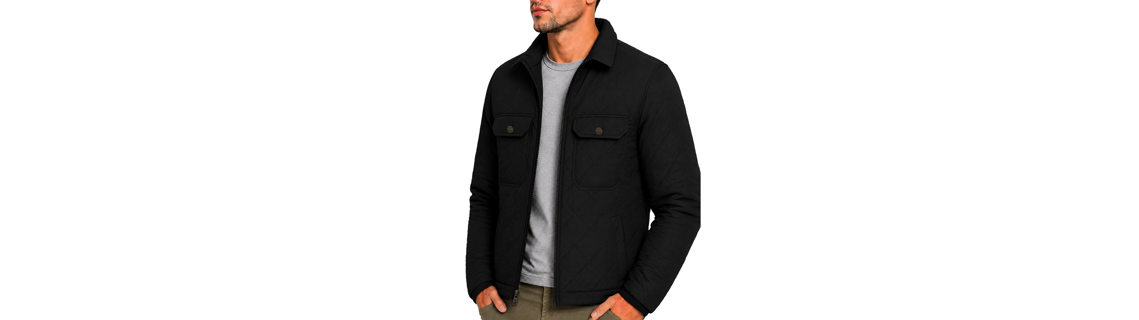 Hawke & Co. Men's Diamond Quilted Heritage Jacket