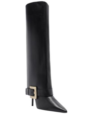 Women's Kenny Mid Stiletto Buckle Dress Boots