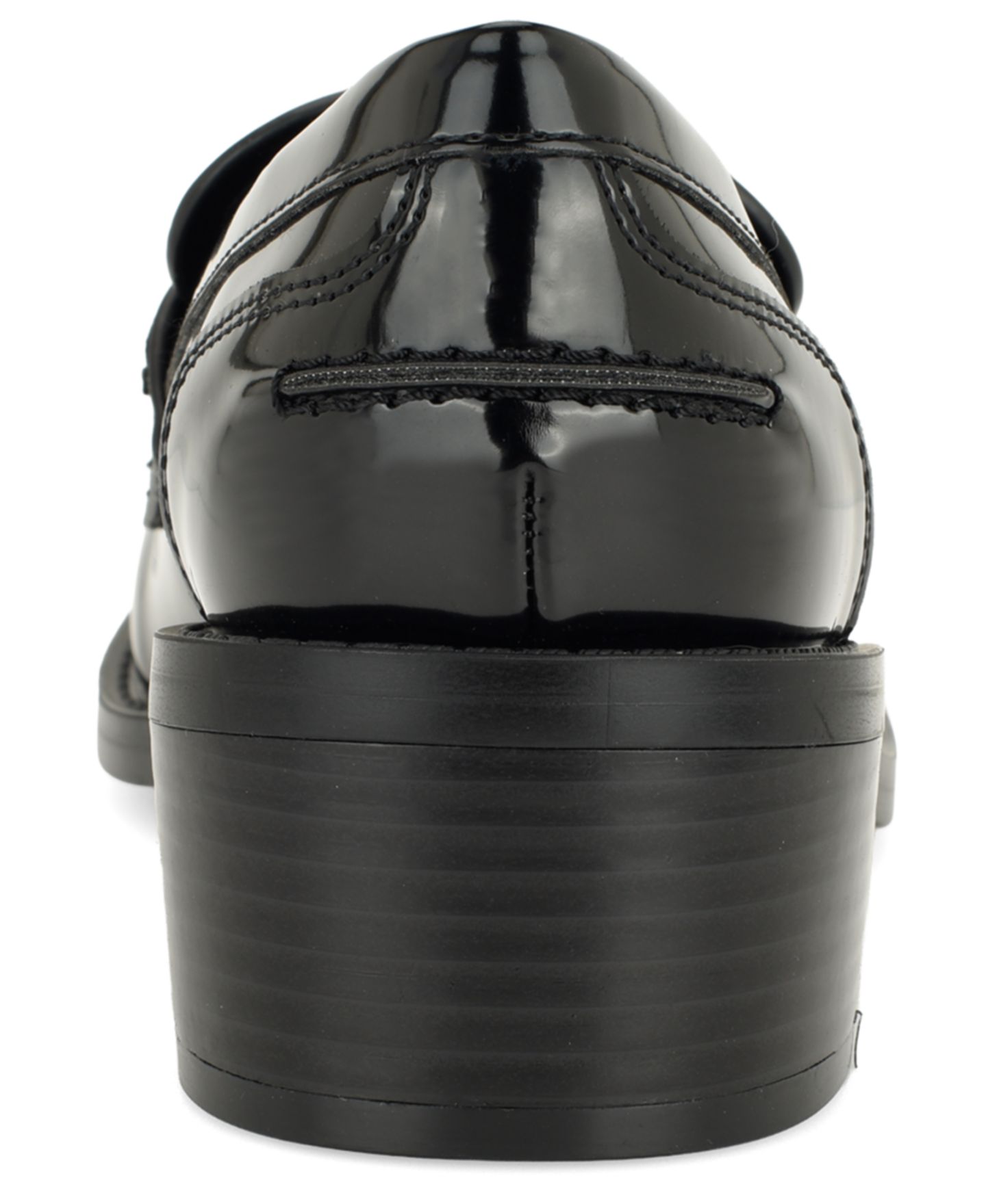 Женские туфли Nine West Vandel Block Heel Penny, цвет: Чёрный лаковый — фото 3