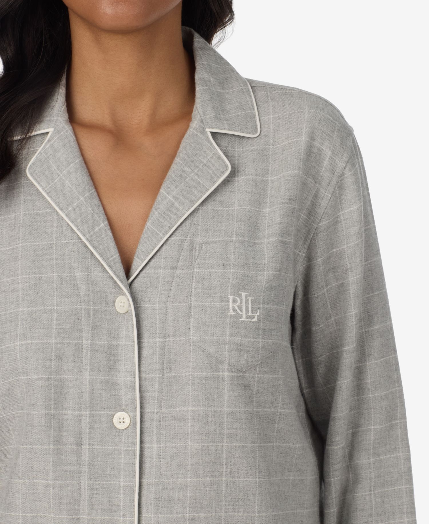Women's Notch Collar Boxer Pajama Set