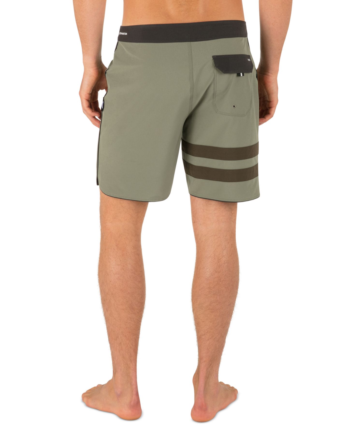 Пляжные шорты Inseam для мужчин — Hurley, цвет: Армейский — фото 5