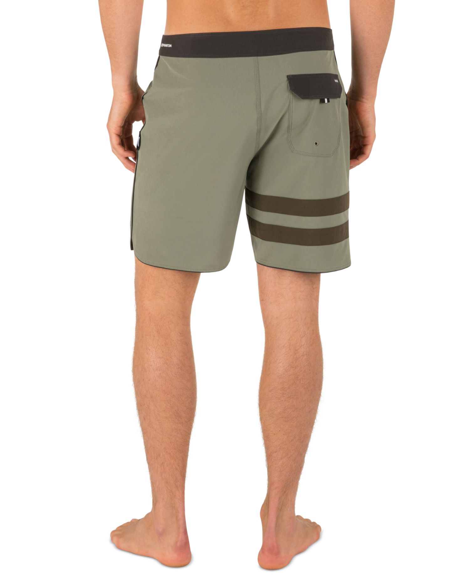 Men's Phantom Eco Block Party Solid Swim Board Shorts, 7" Inseam