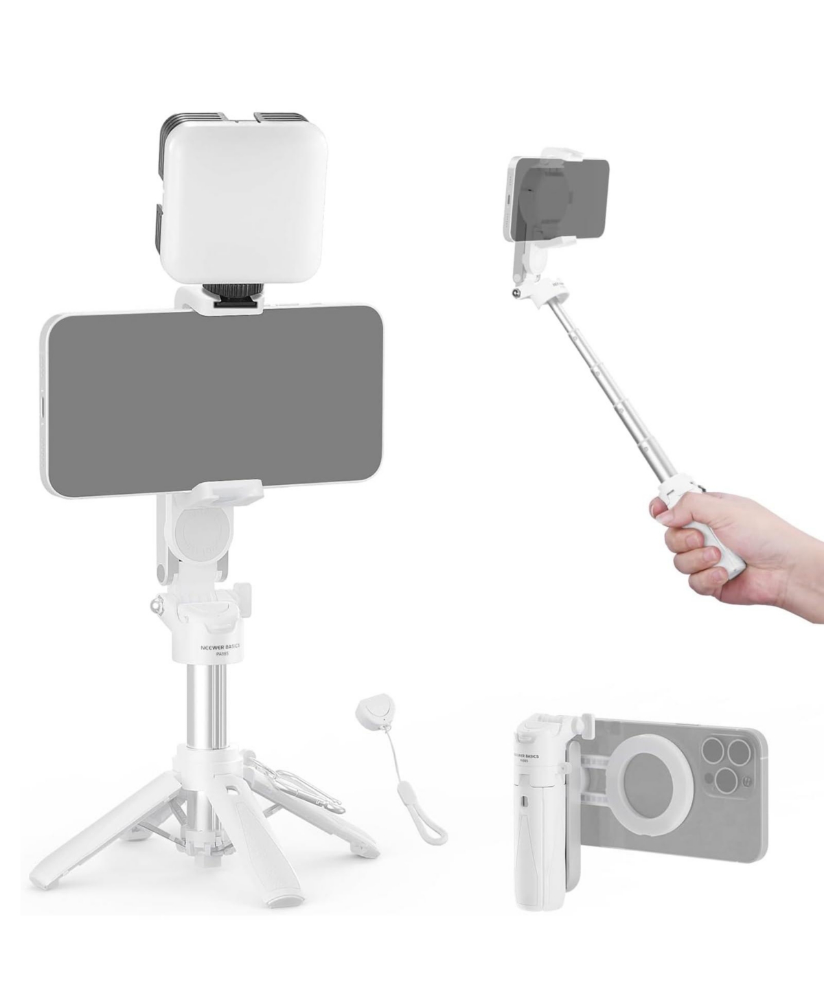Neewer PA985 Bluetooth Selfie Stick Tripod for iPhone and Android