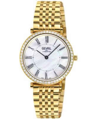 Women's Atelier 57 Swiss Quartz Diamond IP Stainless Steel Bracelet Watch