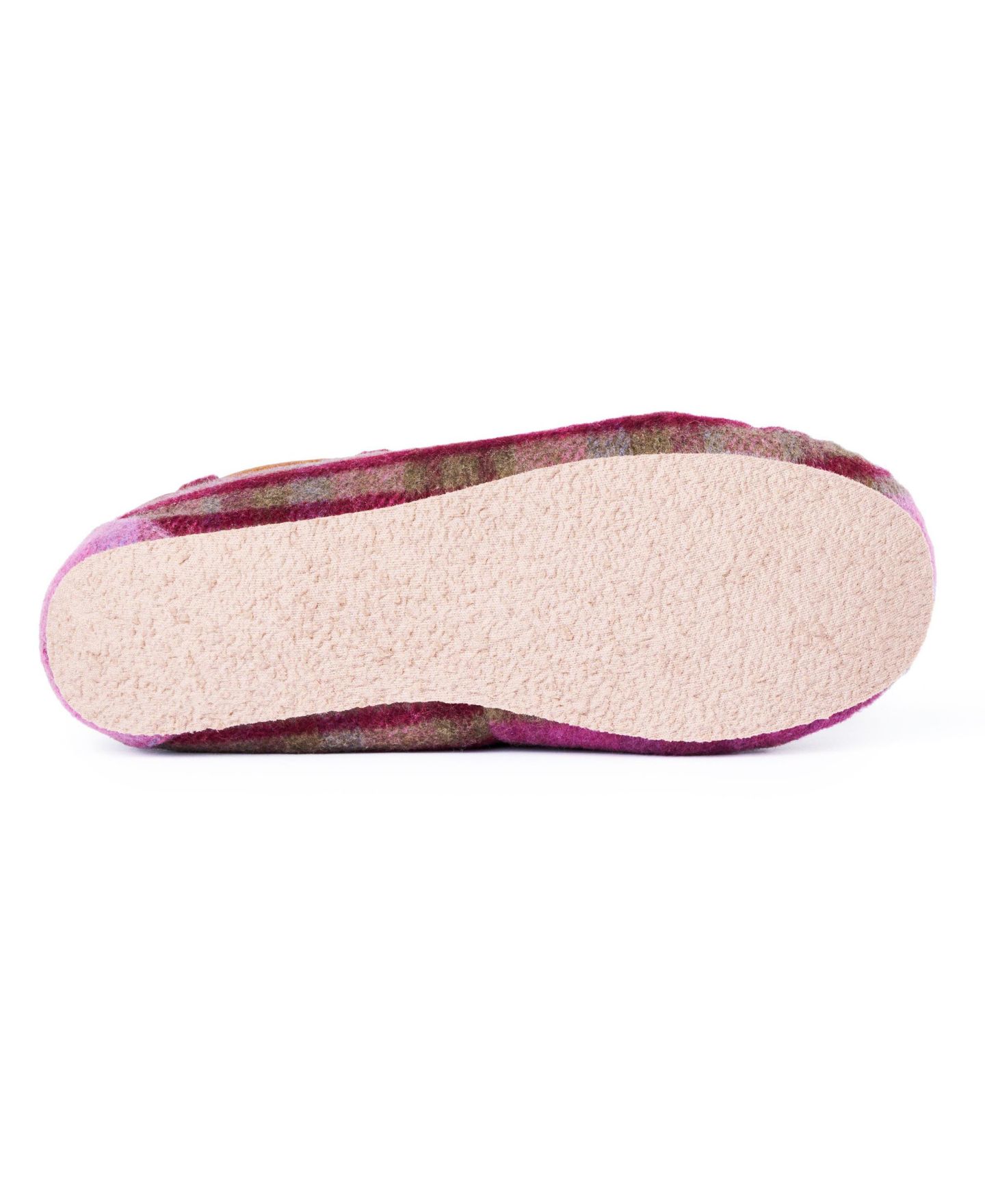 Женские тапочки Minnetonka Cally Plaid Slippers, цвет: Фиолетовый клетчатый — фото 5