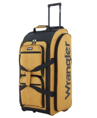 Multi-Pocket Large Upright Rolling Duffel