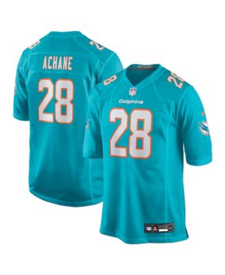 Men's Devon Achane Aqua Miami Dolphins Player Game Jersey