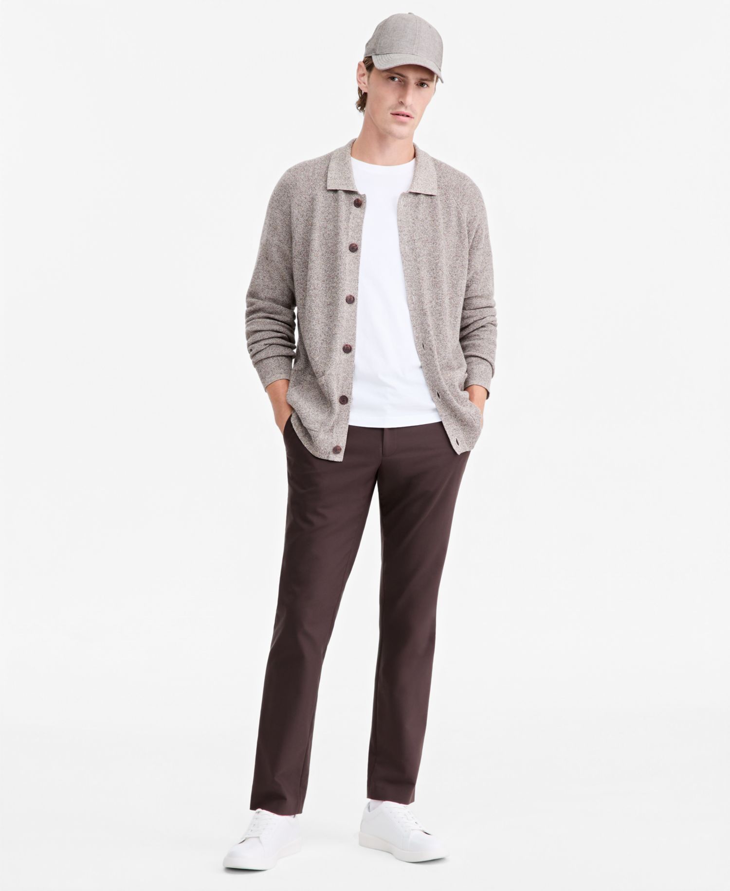 Men's Pretwist Button-Down Raglan Cardigan, Macy's Exclusive