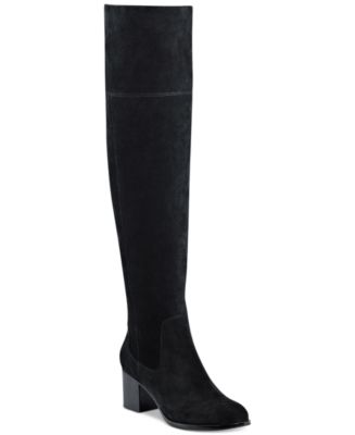 macys tall black boots