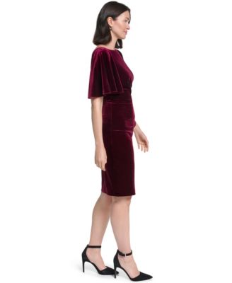 macys petite holiday dresses Solid Navy Dresses