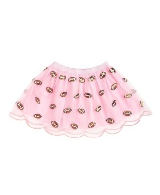 Little Girls (2-6) Mini Sequin Footballs Tutu Skirt