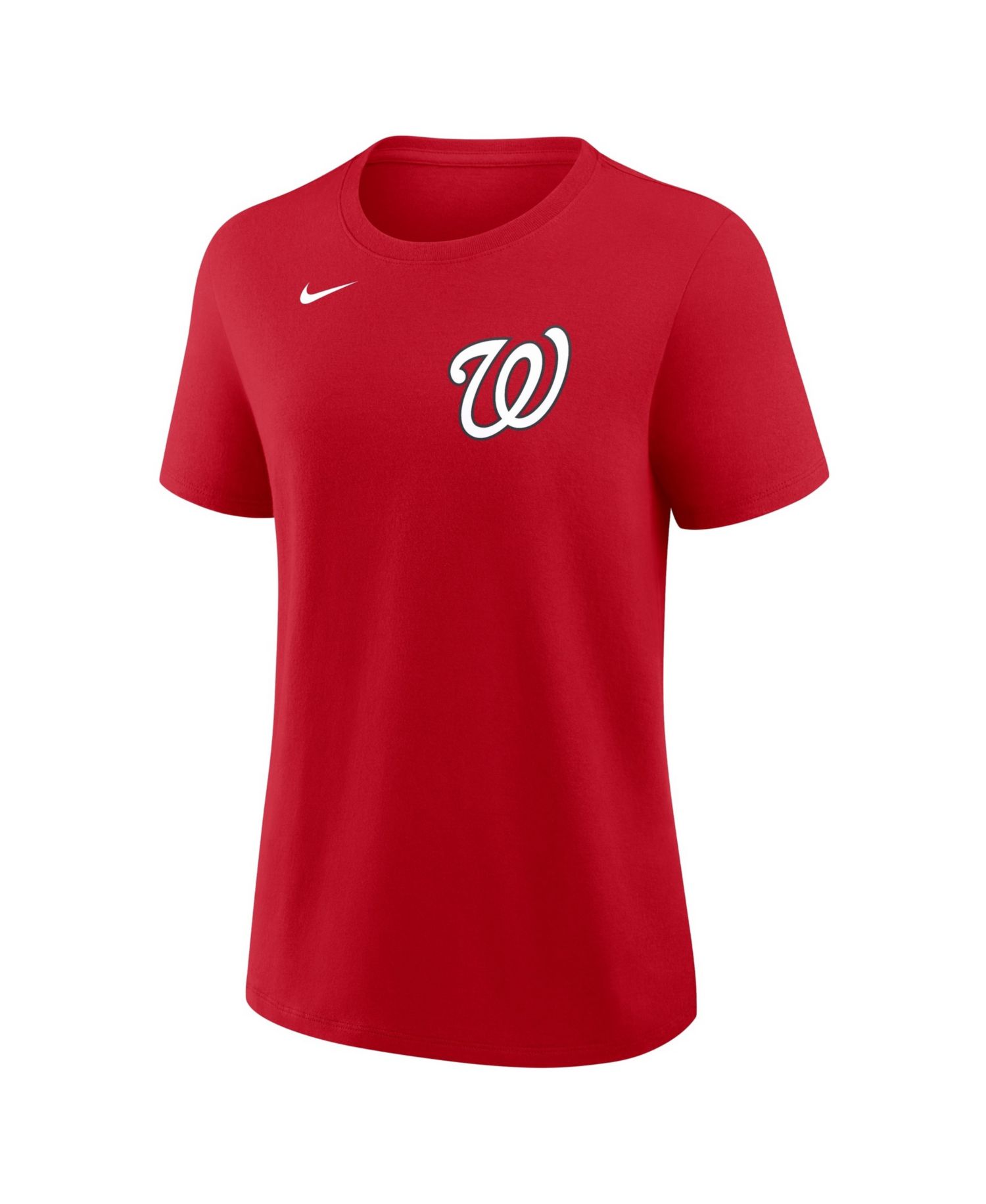 Women's Dylan Crews Red Washington Nationals Name & Number T-Shirt