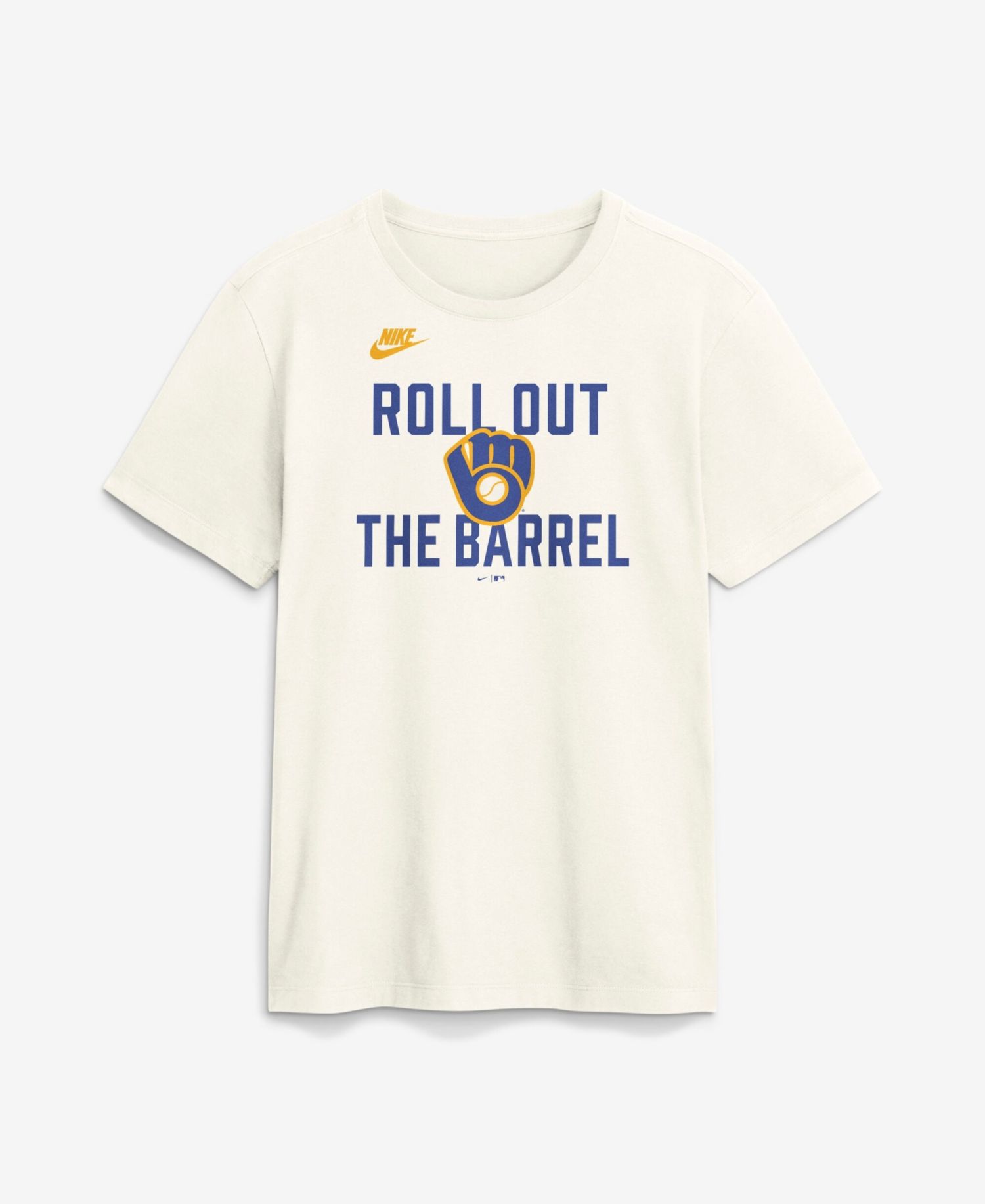 Men's Cream Milwaukee Brewers Cooperstown Collection ‘70s Inspired T-Shirt