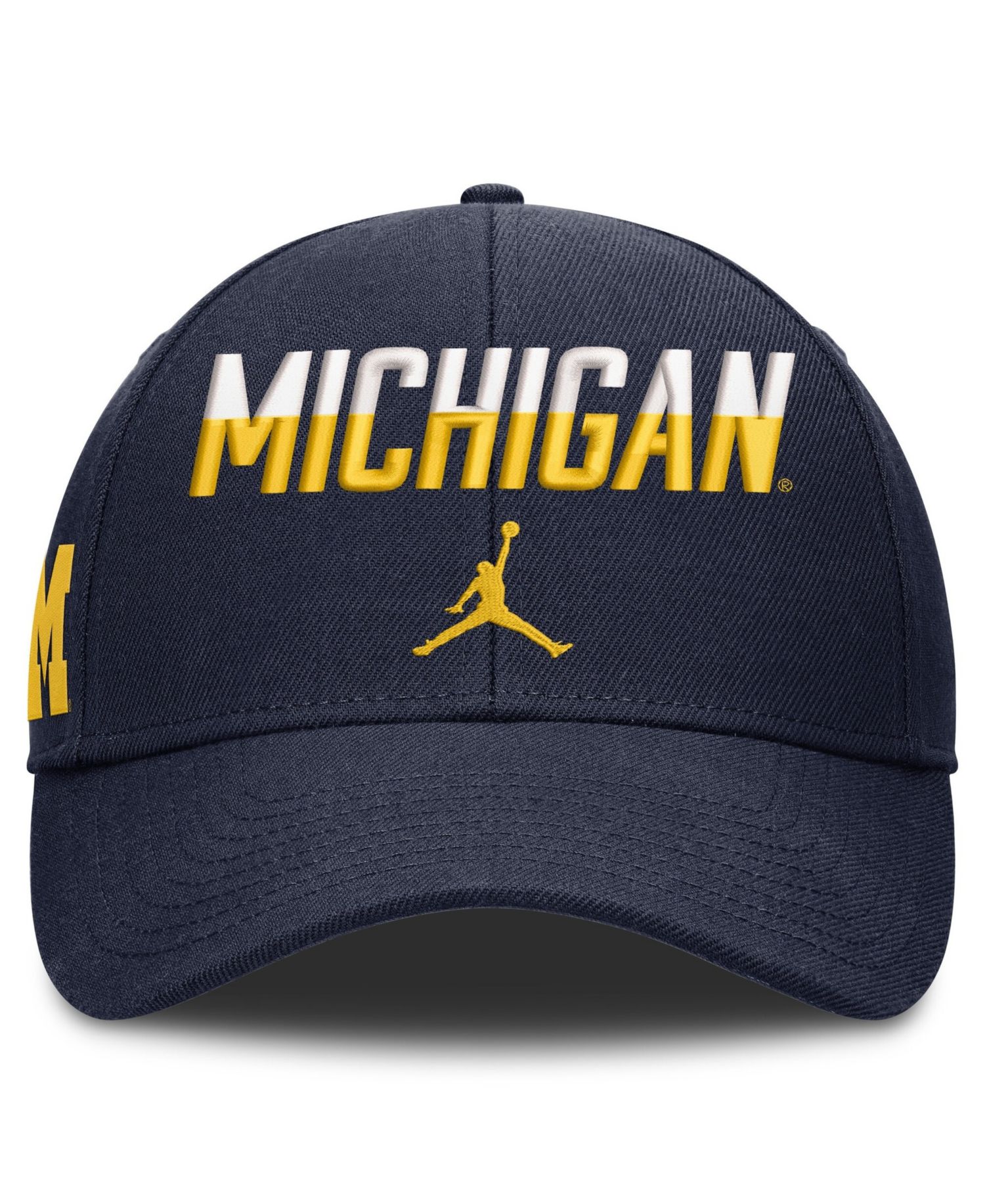 Men's and Women's Navy Michigan Wolverines 2026 On-Field Gameday Rise Adjustable Hat
