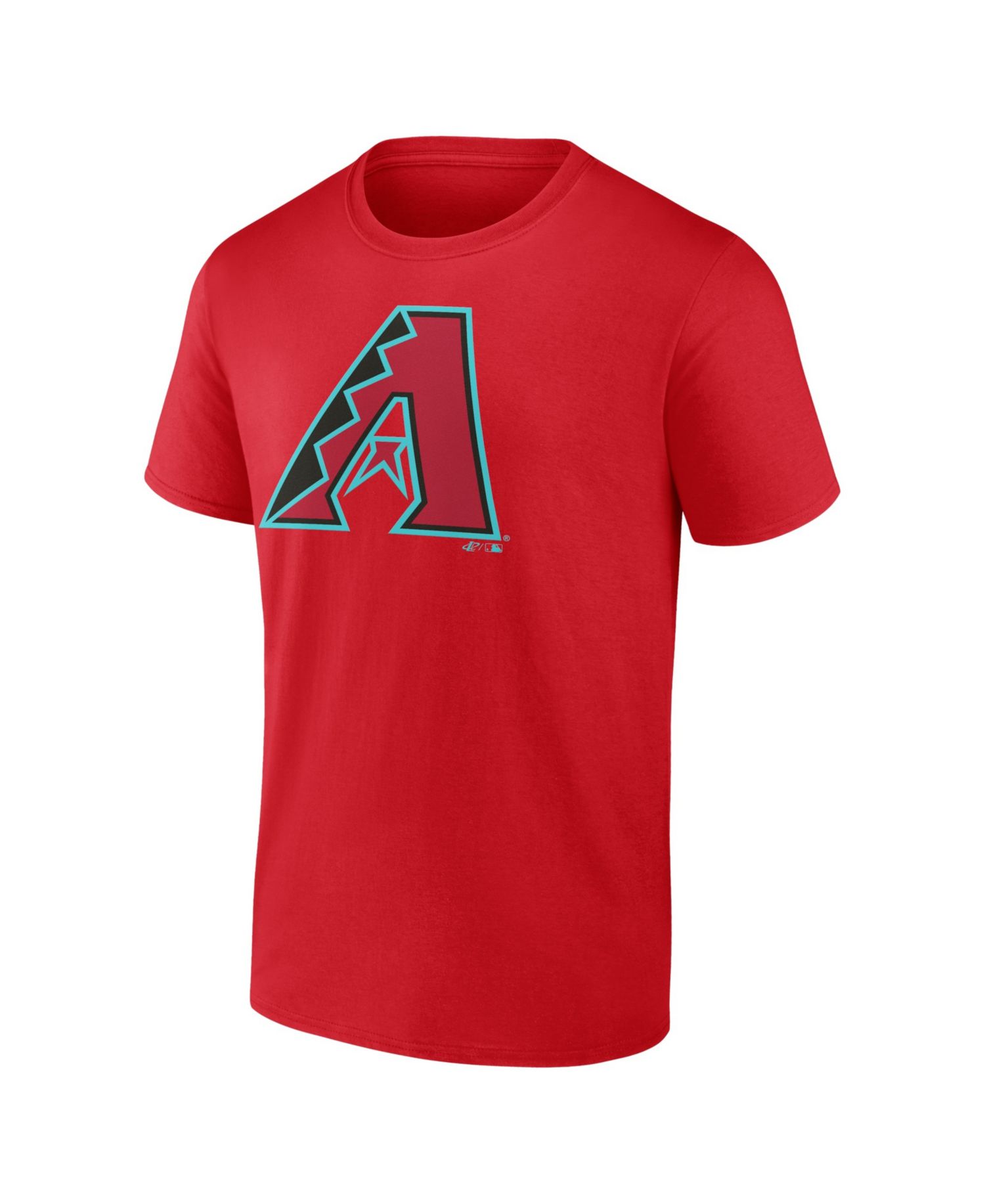 Men's Red Arizona Diamondbacks Logo T-Shirt