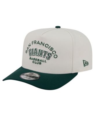 Men's Cream/Dark Green San Francisco Giants Chrome A-Frame 9FIFTY Snapback Hat