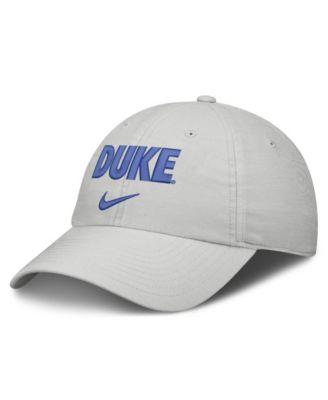 Men's and Women's Gray Duke Blue Devils 2026 On-Field Gameday Club Adjustable Hat