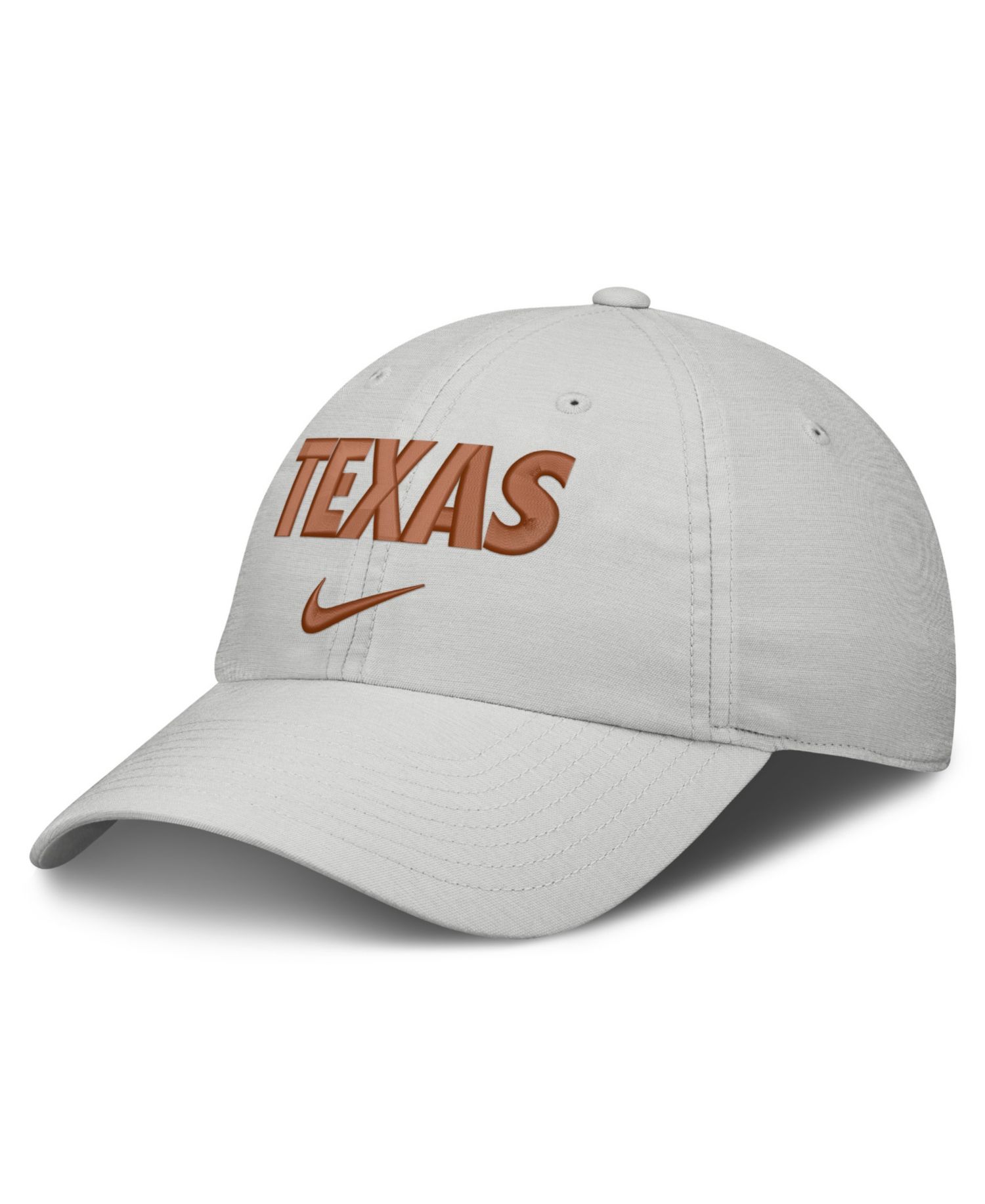 Men's and Women's Gray Texas Longhorns 2026 On-Field Gameday Club Adjustable Hat