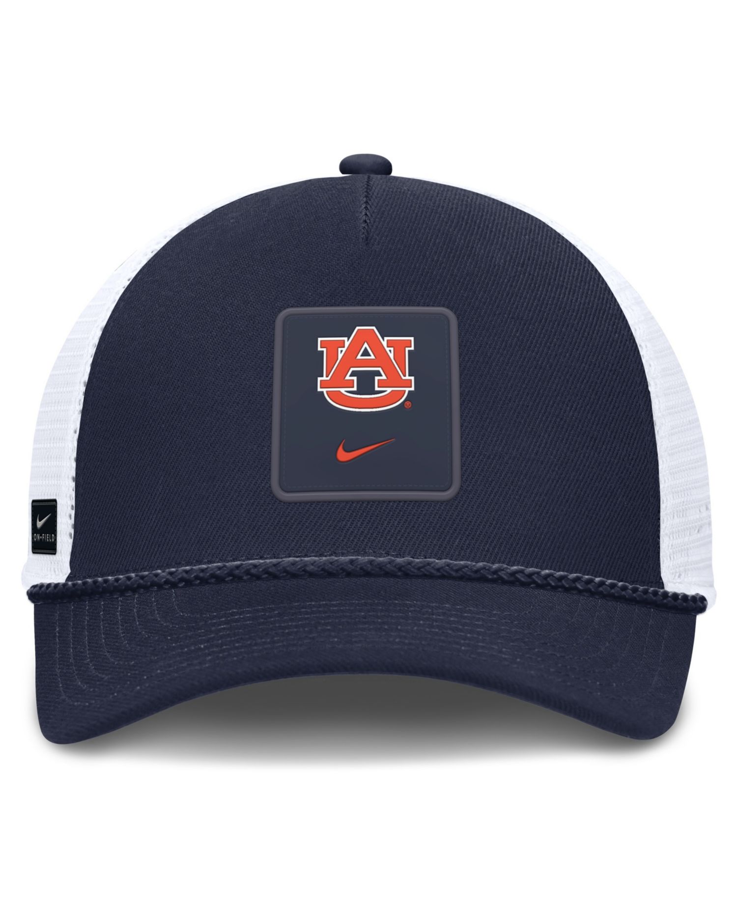 Men's and Women's Navy Auburn Tigers 2026 On-Field Gameday Rope Trucker Adjustable Hat