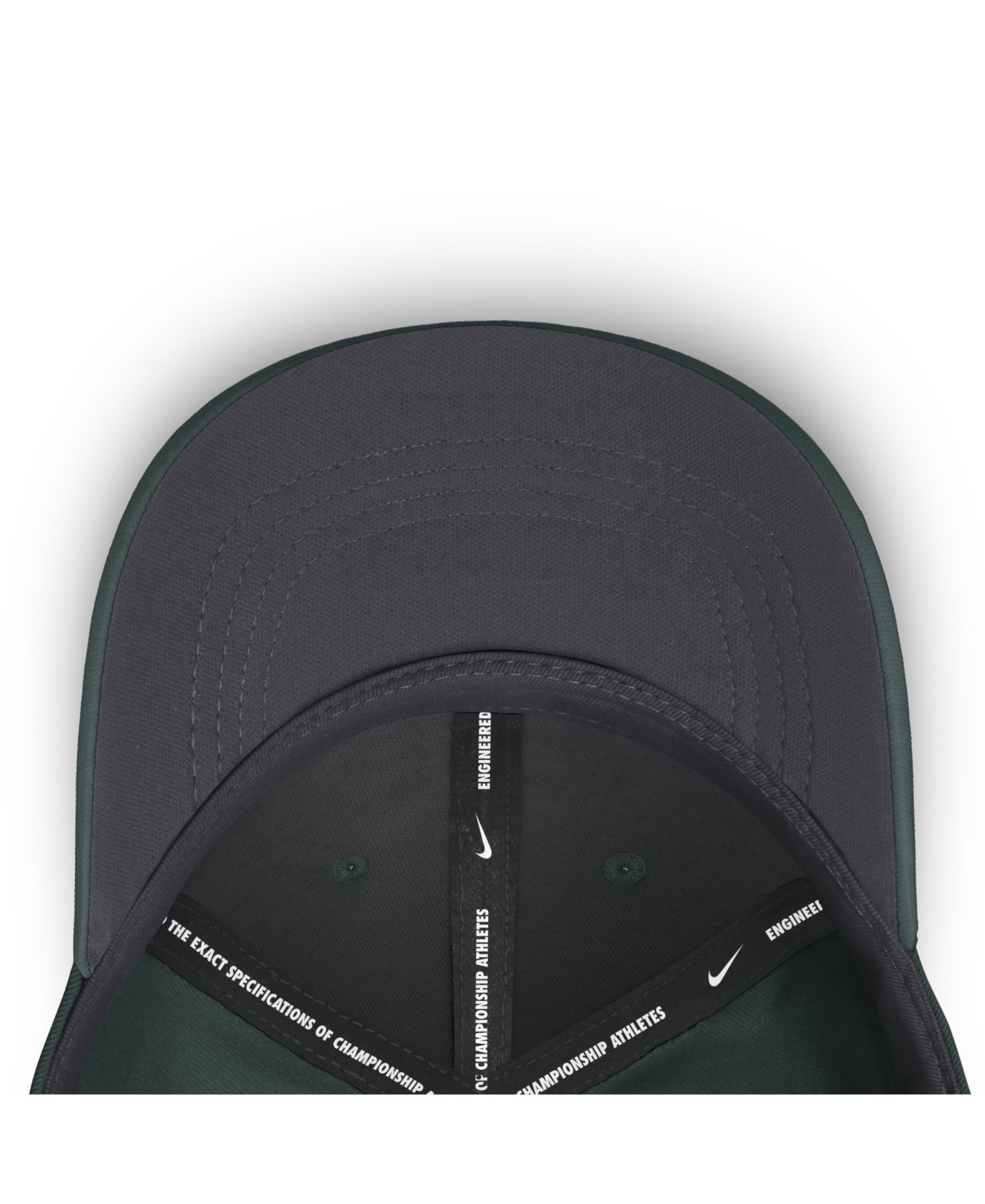 Men's Green Michigan State Spartans Gameday Aerobill Swooshflex Dri-FIT Hat