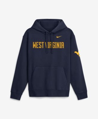Men's Navy West Virginia Mountaineers 2026 Sideline Club Fleece Hoodie
