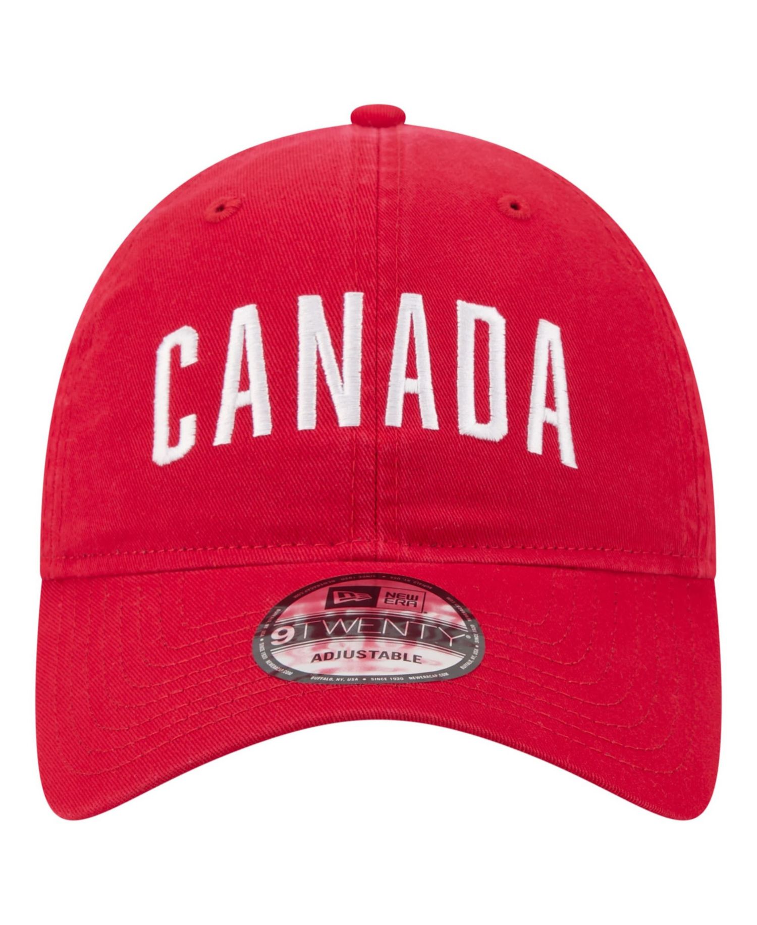 Men's Red Canada Soccer 9TWENTY Country Dad Adjustable Hat