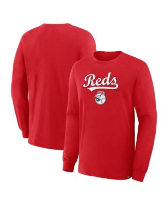 Men's Red Cincinnati Reds Lock-Up Legacy Long Sleeve T-Shirt