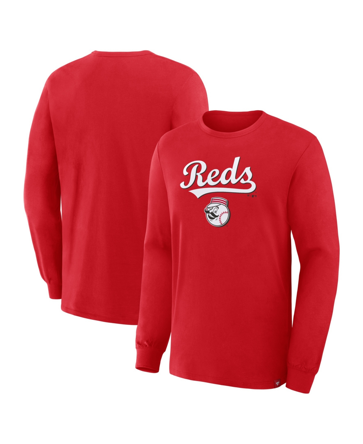 Fanatics Men's Red Cincinnati Reds Lock-Up Legacy Long Sleeve T-Shirt - Red