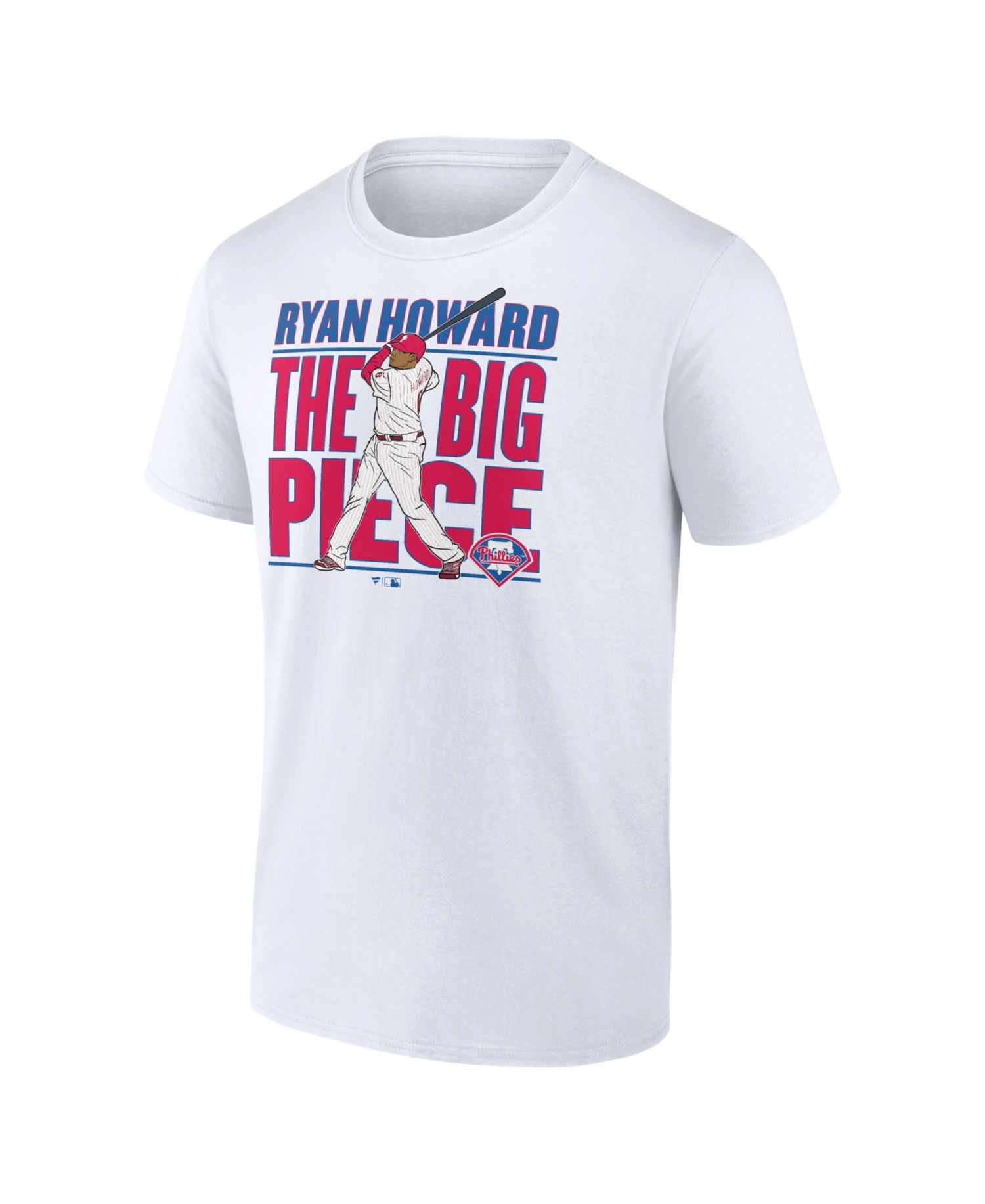 Men's Ryan Howard White Philadelphia Phillies Cooperstown Collection Player T-Shirt