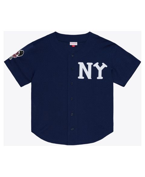 Мужской топ Mitchell & Ness Aaron Judge Navy New York Yankees Batting Practice Jersey
