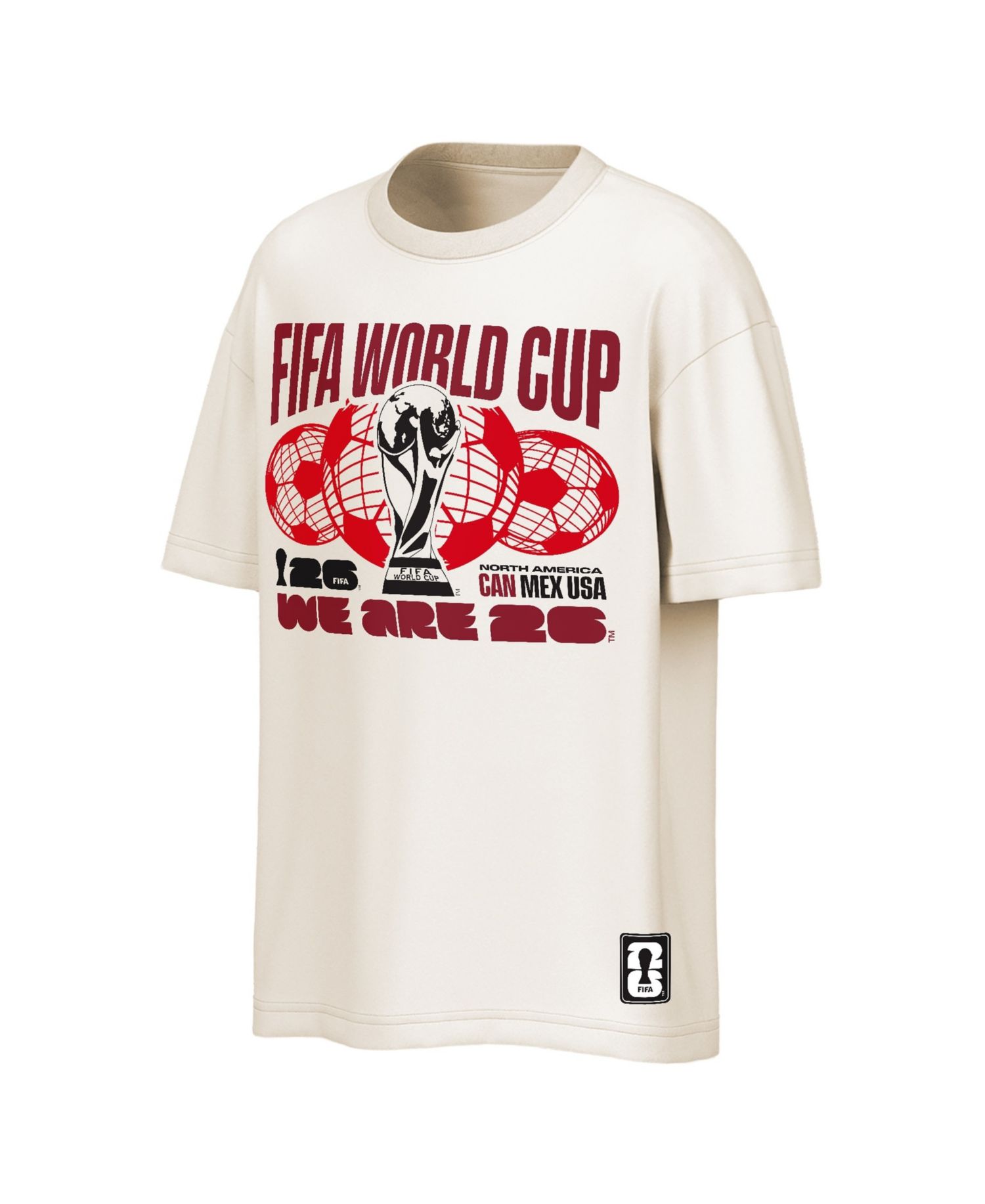 Men's Natural FIFA World Cup 2026 Canada Global Event T-Shirt