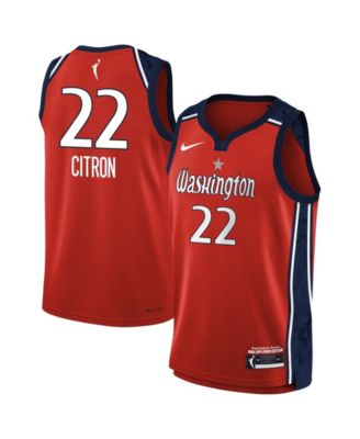 Big Boys and Girls&nbsp;Nike Sonia Citron Red Washington Mystics Explorer Edition Jersey