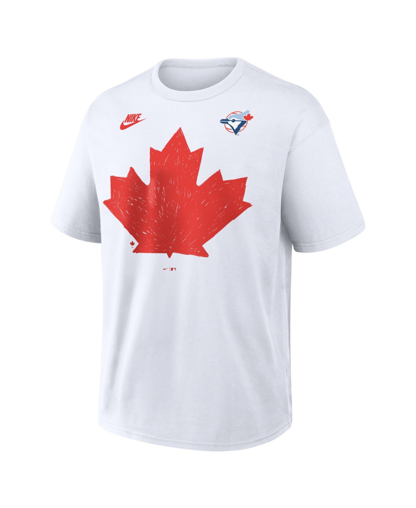 Мужская футболка Nike White Toronto Blue Jays Maple Leaf Local Max90 — фото 2