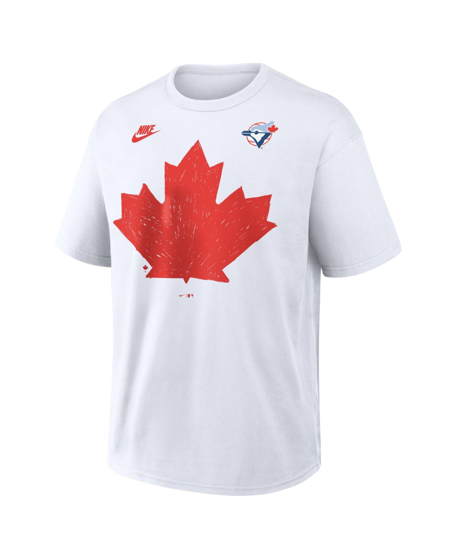Men's White Toronto Blue Jays Maple Leaf Local Max90 T-Shirt