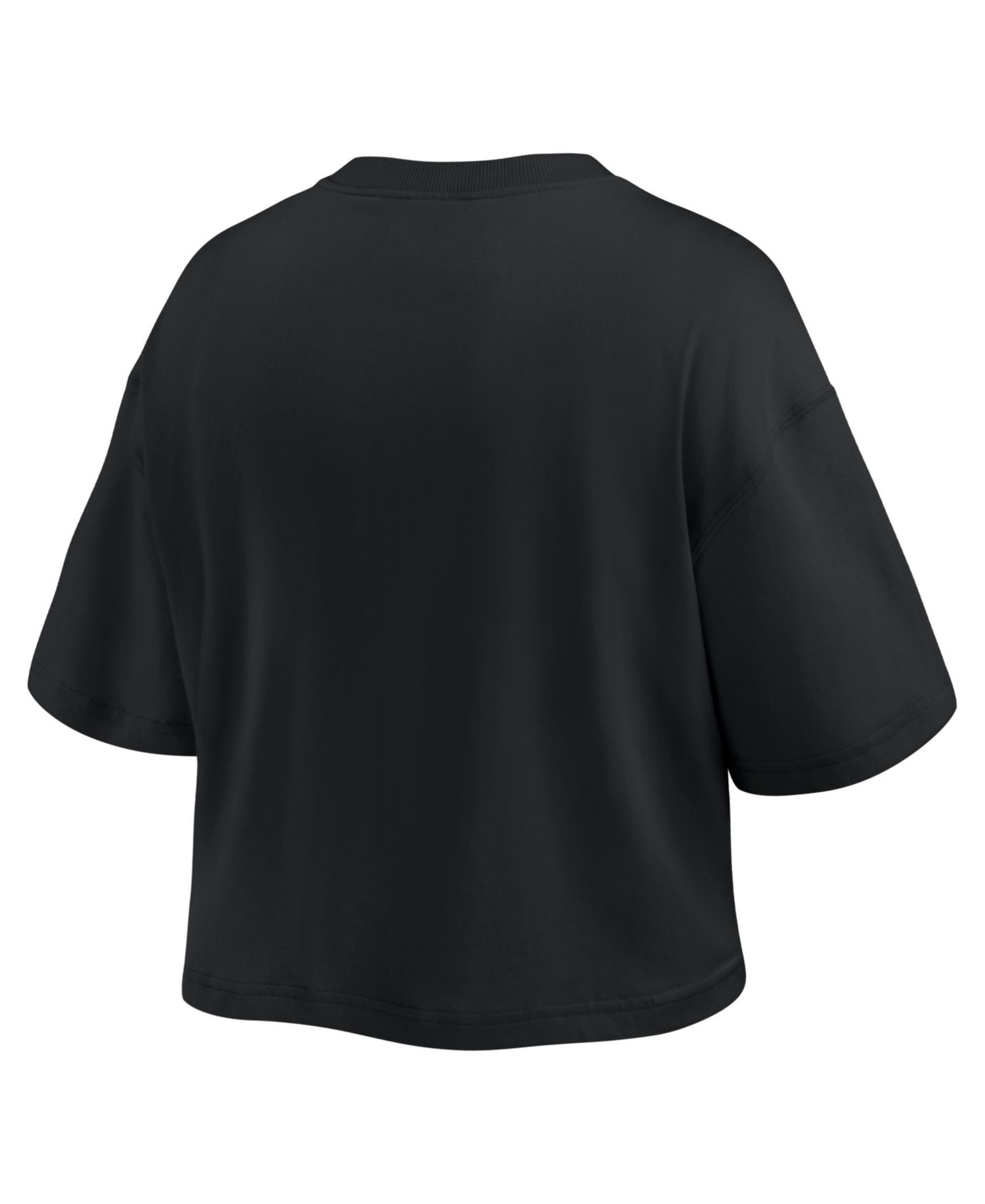 Women's Black New York Yankees Americana Crop T-Shirt