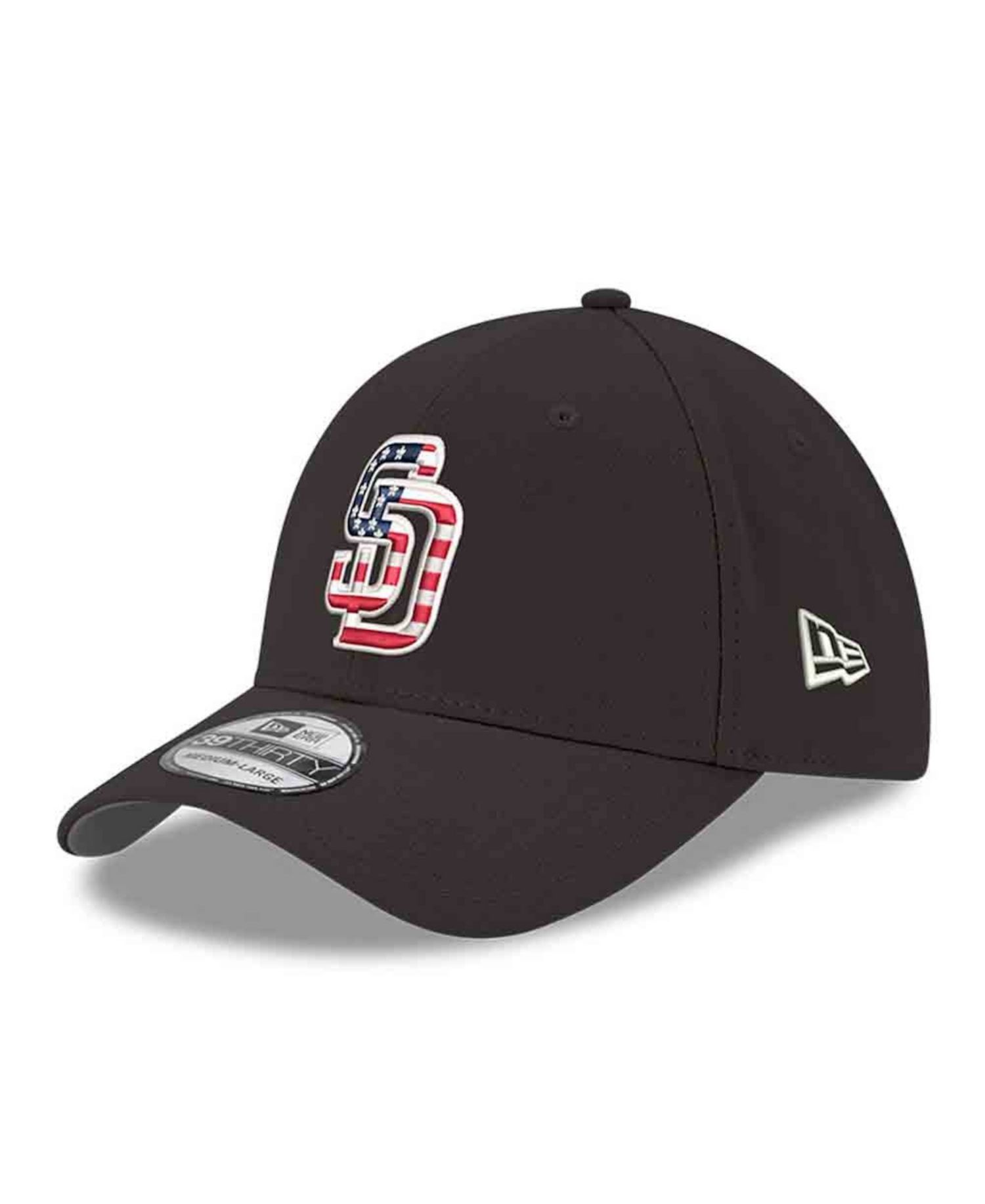 Men's Black San Diego Padres America 250 39THIRTY Flex Hat