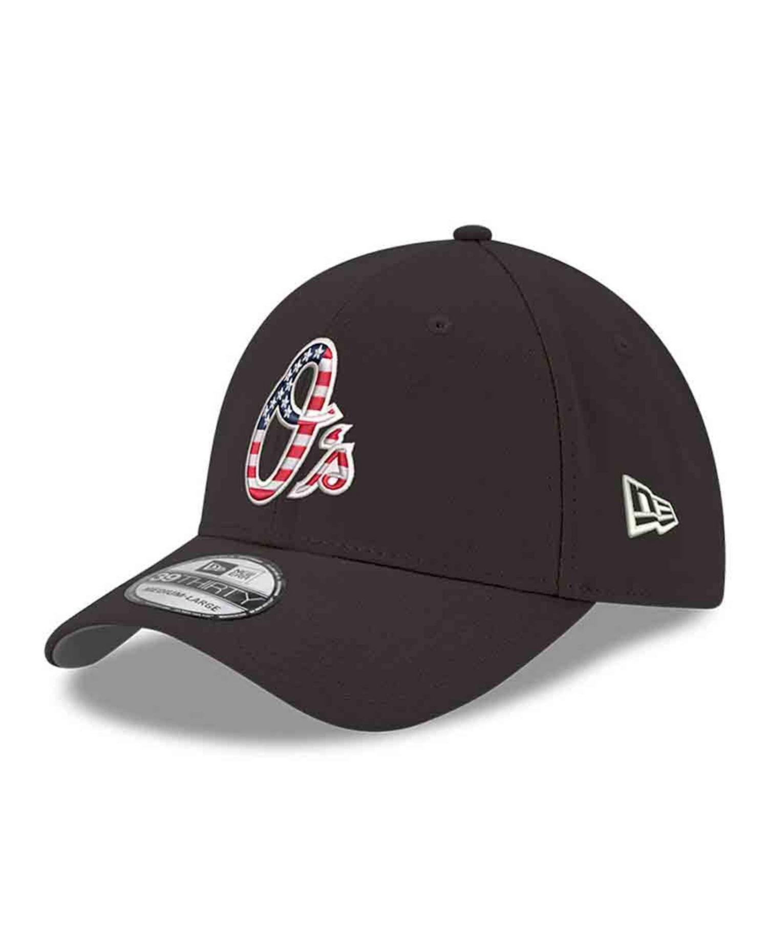 Men's Black Baltimore Orioles America 250 39THIRTY Flex Hat