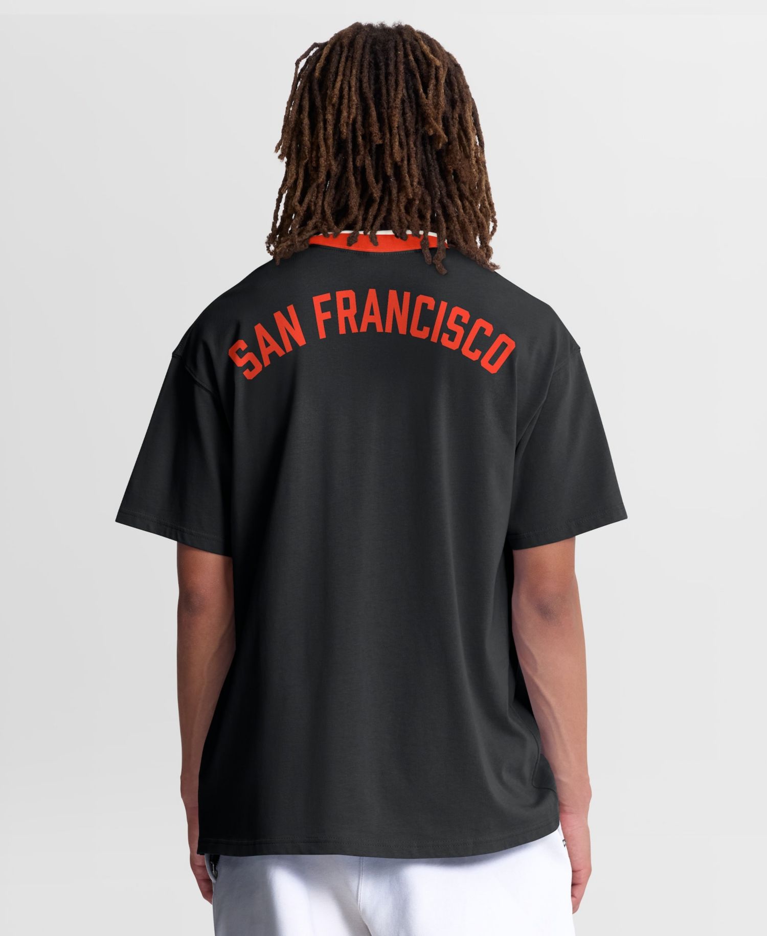 Men's Black San Francisco Giants Cooperstown Collection Ringer T-Shirt