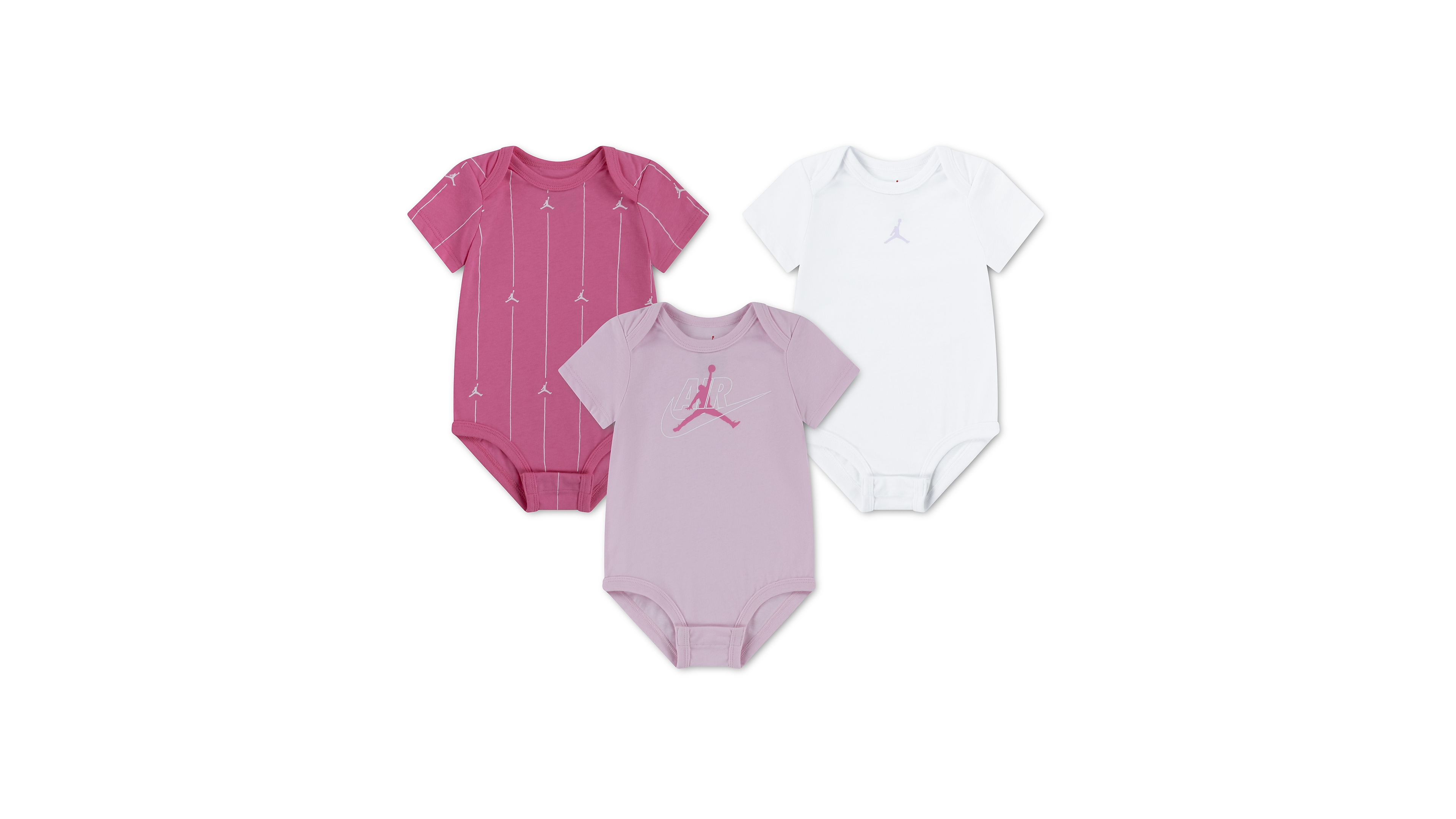 Jordan Baby Boys' and Girls' Jumpman Air Bodysuits, 3-Pack
