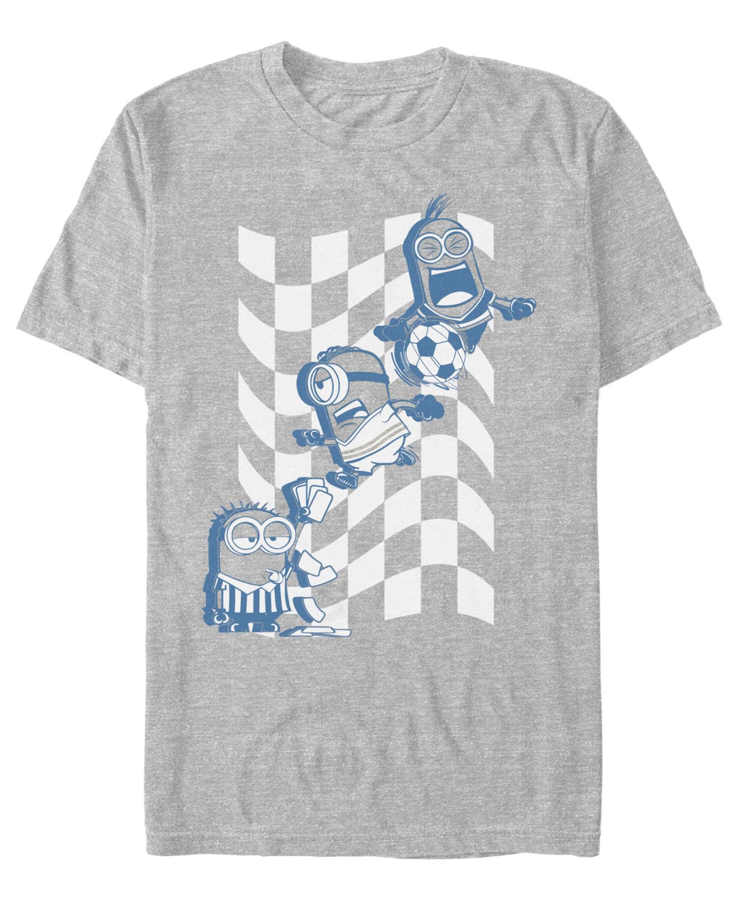 Men's Checkers Soccer Graphic T-Shirt