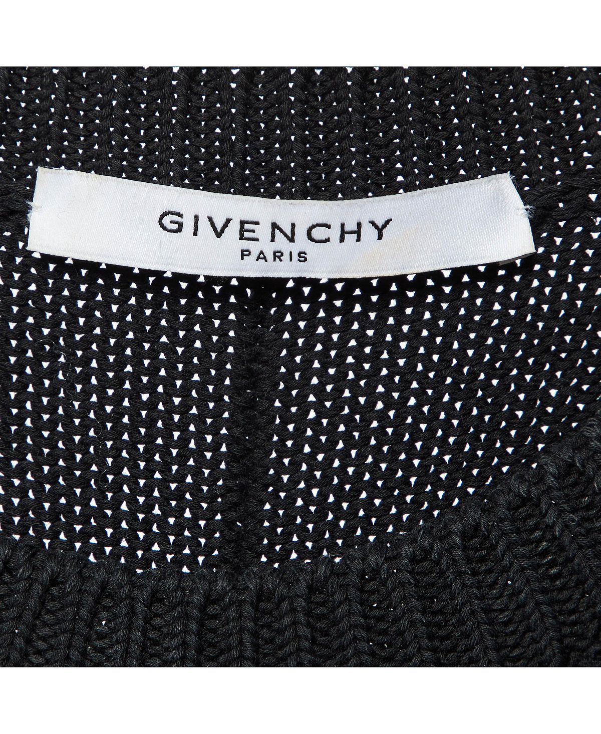 Pre-Owned Givenchy Women's Logo Print Cotton Knit Crew Neck Sweater view 5 — MAYCSS fashion products