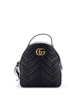 Small GG Marmont Backpack Matelasse Leather