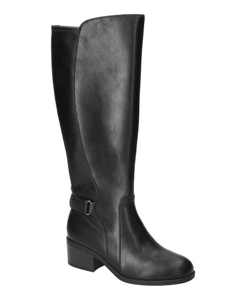 Женские ботинки Easy Street Hartley Plus Block Heel Tall, цвет: Чёрный