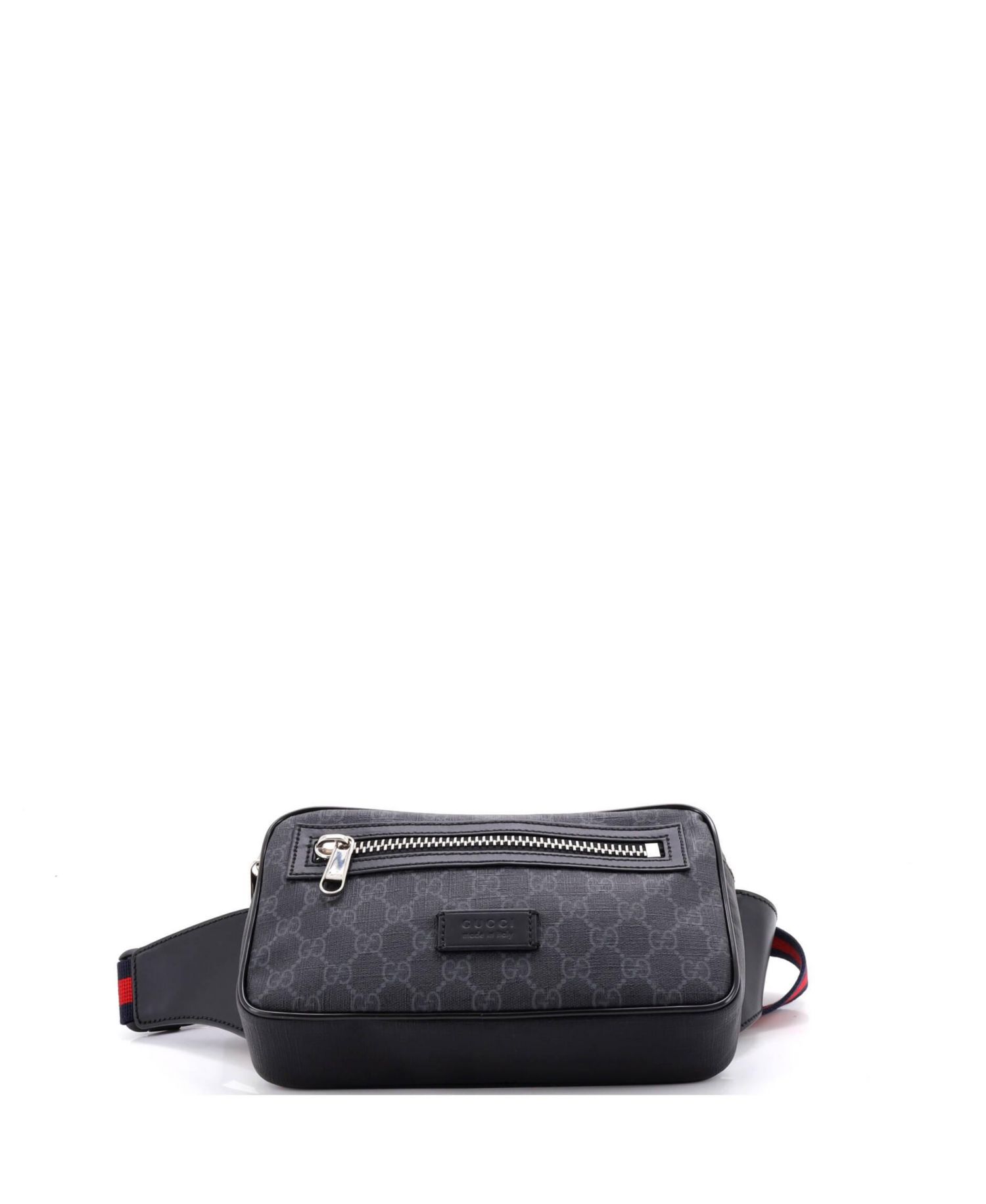 Small Soft Zip Belt Bag GG Coated Canvas