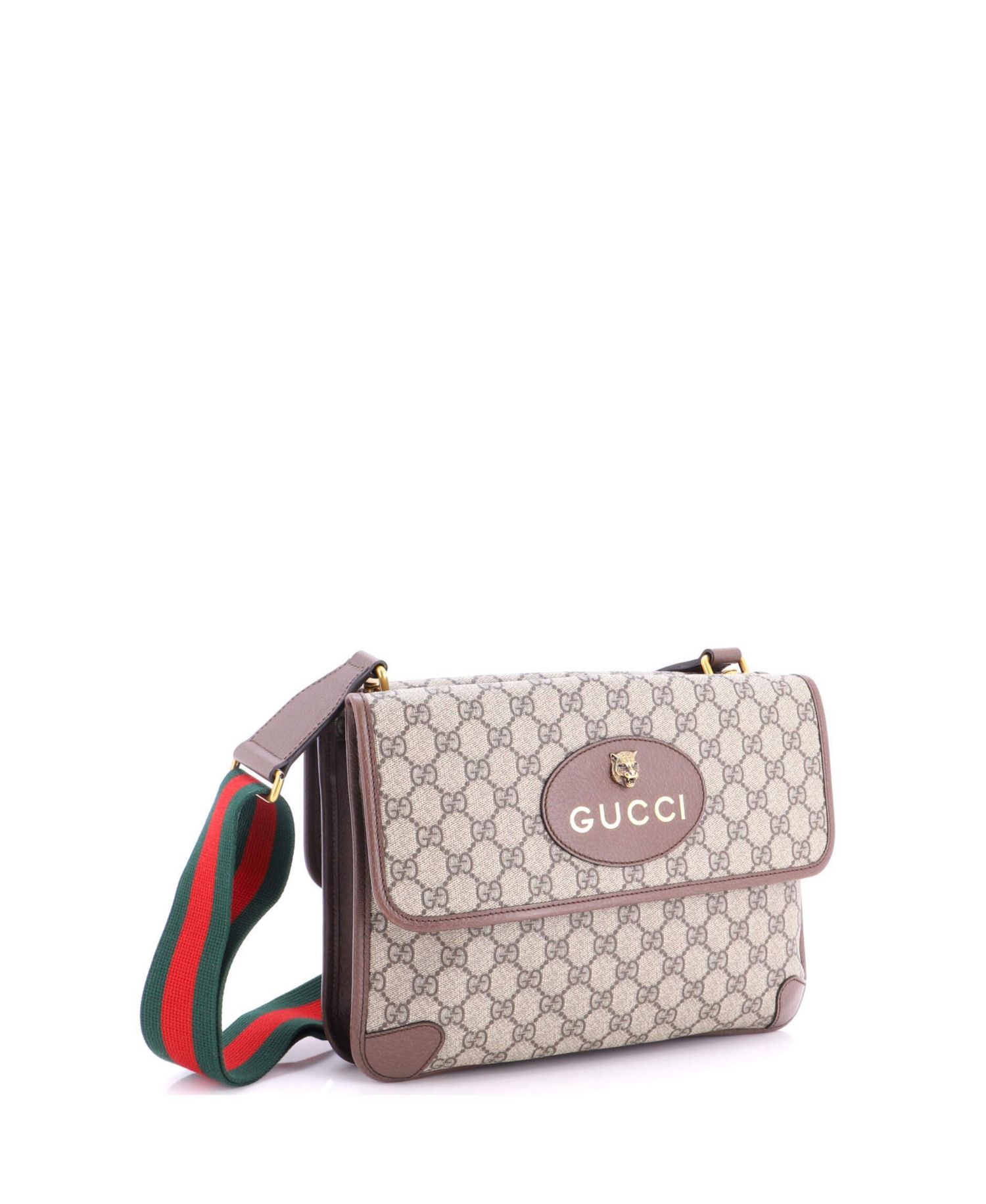 Medium Neo Vintage Flap Messenger GG Coated Canvas