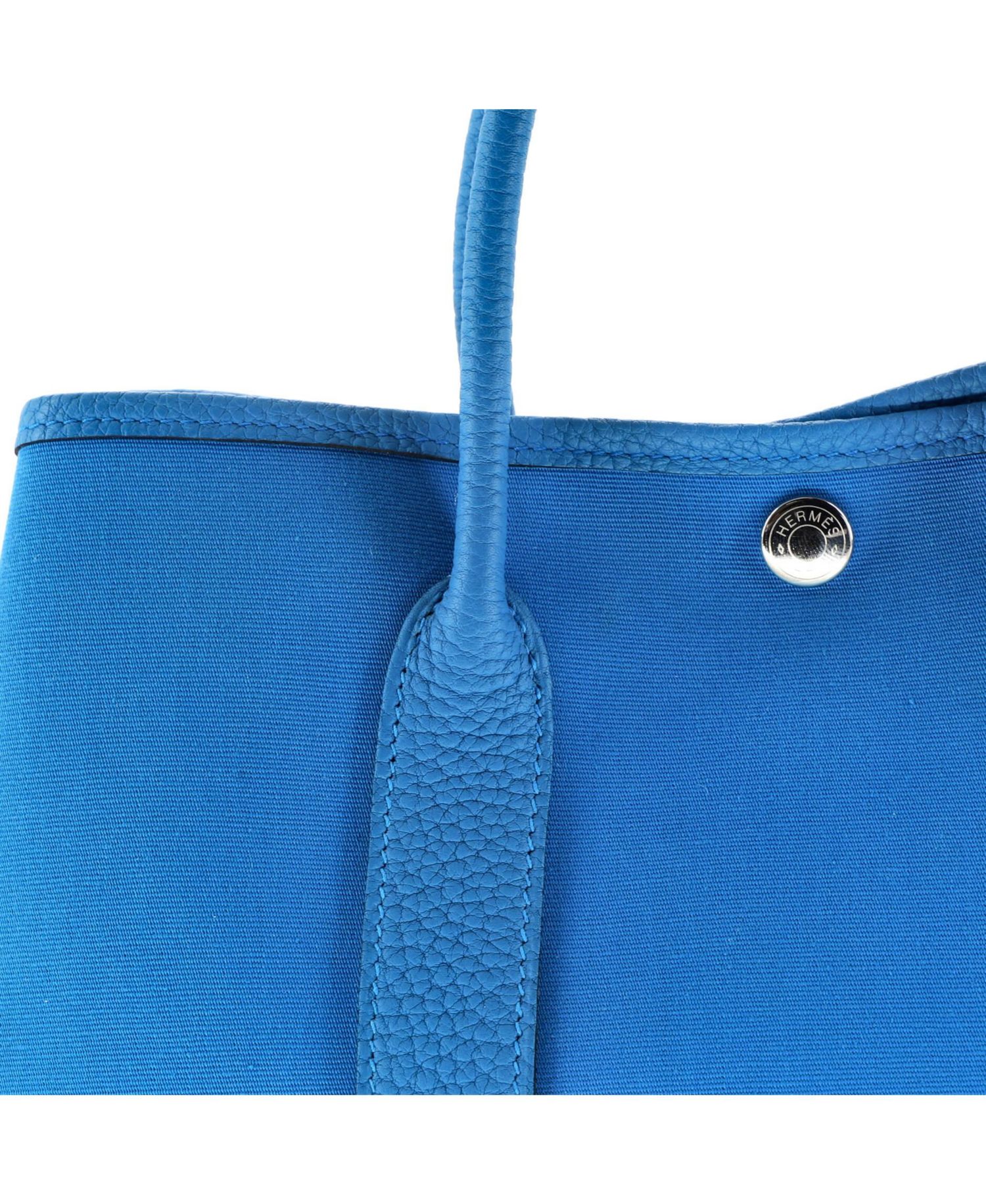 30 Garden Party Tote Toile and Leather